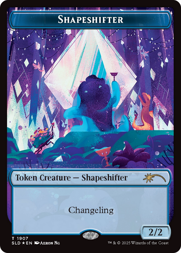 Shapeshifter Token (1907) (Double Rainbow Foil) [Secret Lair Drop Series] | Webway Games