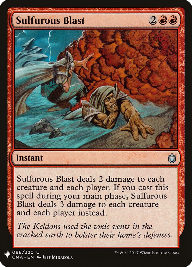 Sulfurous Blast [Mystery Booster] | Webway Games