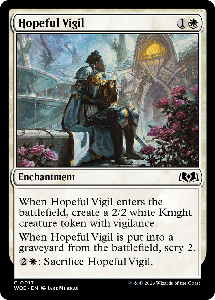 Hopeful Vigil [Wilds of Eldraine] | Webway Games
