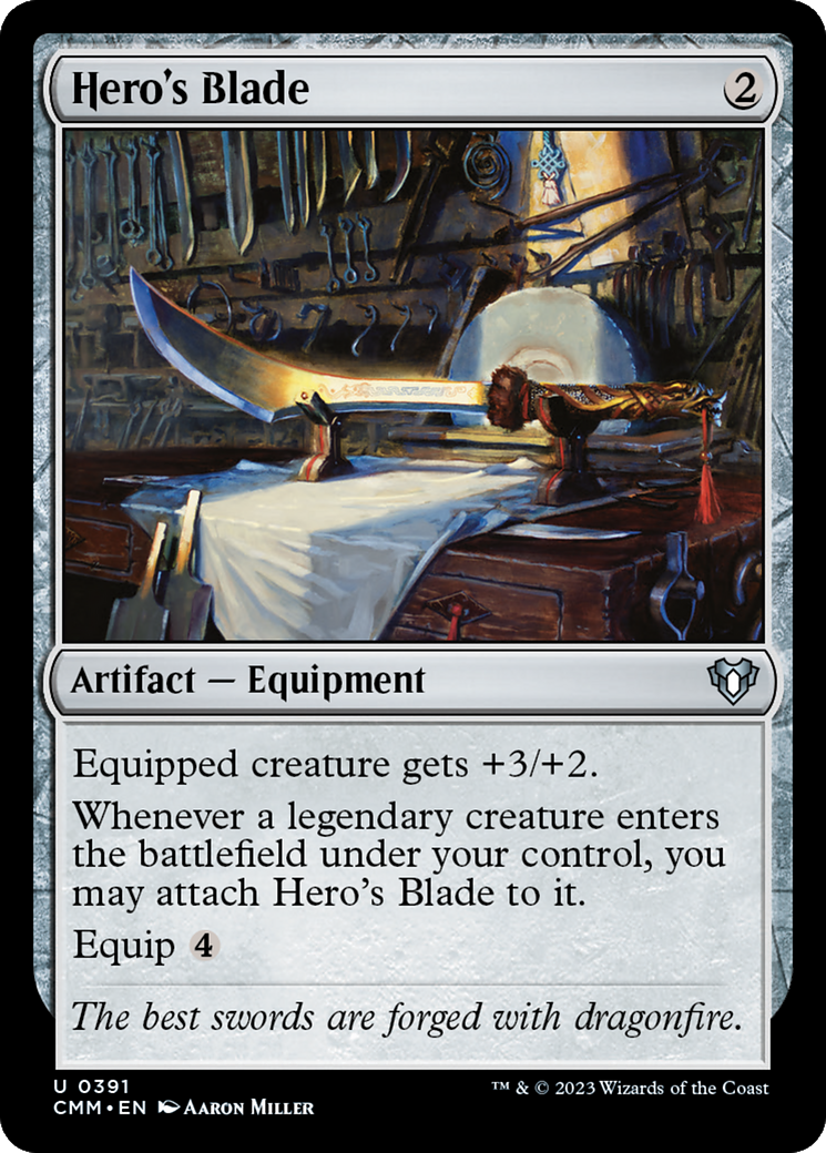 Hero's Blade [Commander Masters] | Webway Games