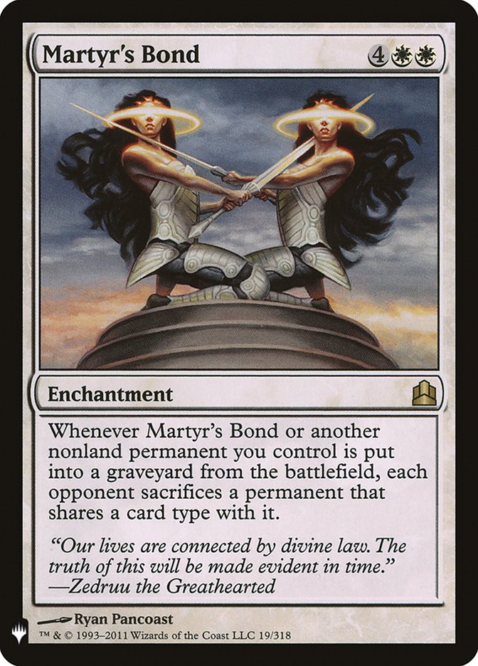 Martyr's Bond [The List] | Webway Games