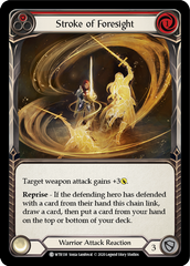 Stroke of Foresight (Red) [U-WTR138] (Welcome to Rathe Unlimited)  Unlimited Normal | Webway Games