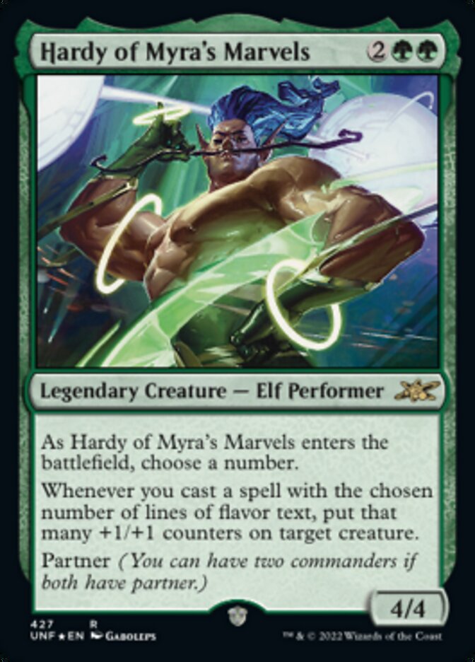 Hardy of Myra's Marvels (Galaxy Foil) [Unfinity] | Webway Games