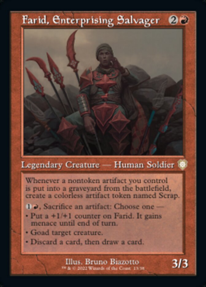 Farid, Enterprising Salvager (Retro) [The Brothers' War Commander] | Webway Games
