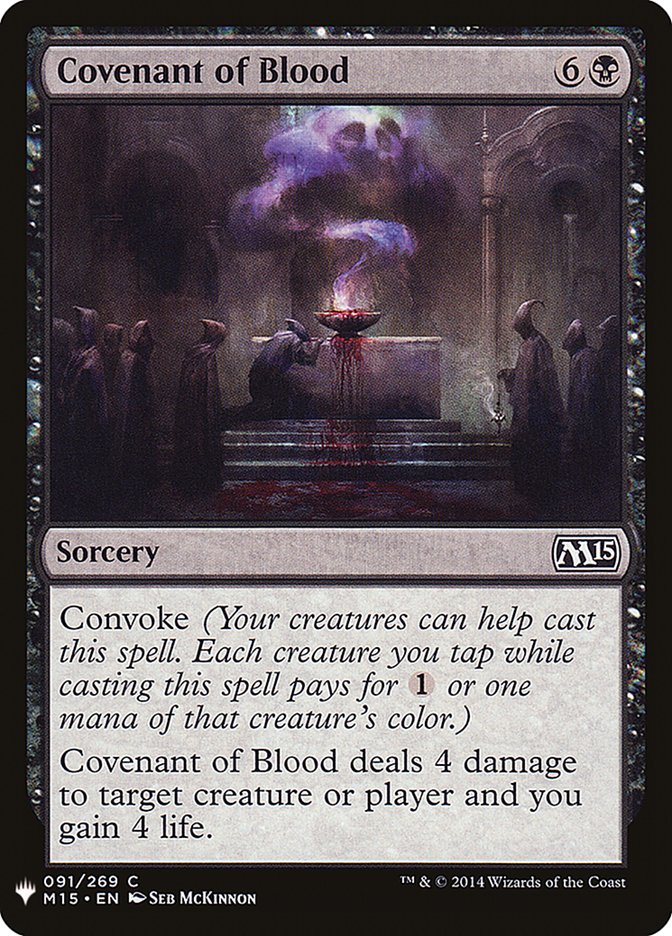 Covenant of Blood [Mystery Booster] | Webway Games