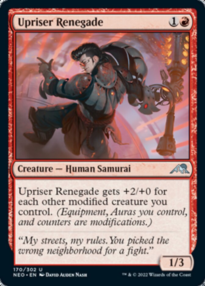 Upriser Renegade [Kamigawa: Neon Dynasty] | Webway Games