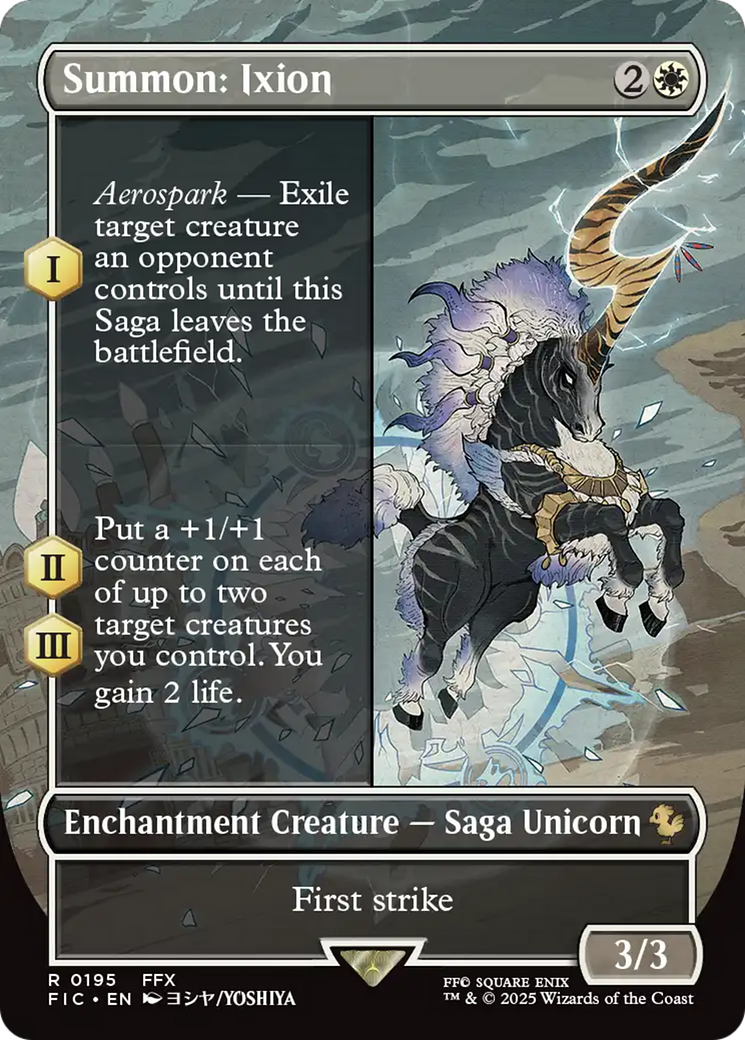Summon: Ixion (Borderless) [FINAL FANTASY Commander] | Webway Games