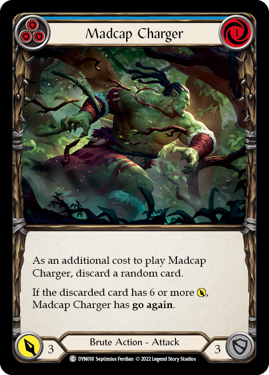 Madcap Charger (Blue) [DYN018] (Dynasty) | Webway Games