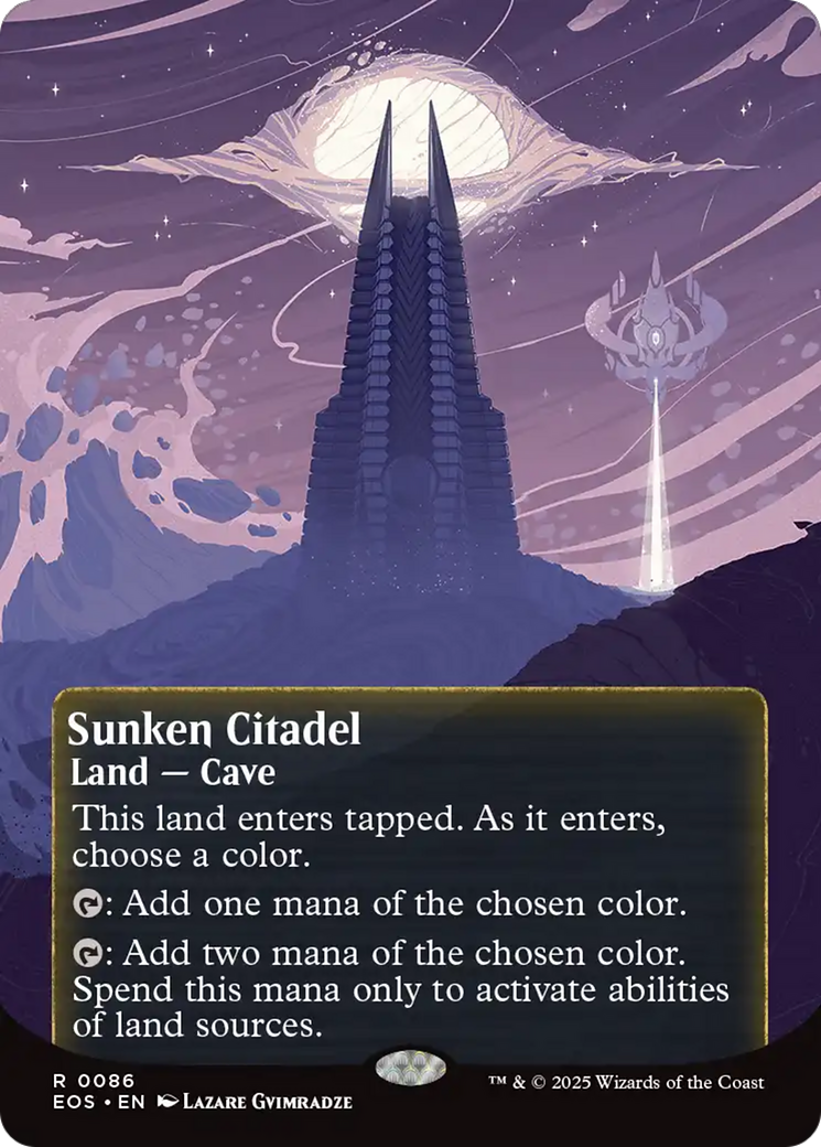 Sunken Citadel (0086) (Borderless) [Edge of Eternities: Stellar Sights] | Webway Games