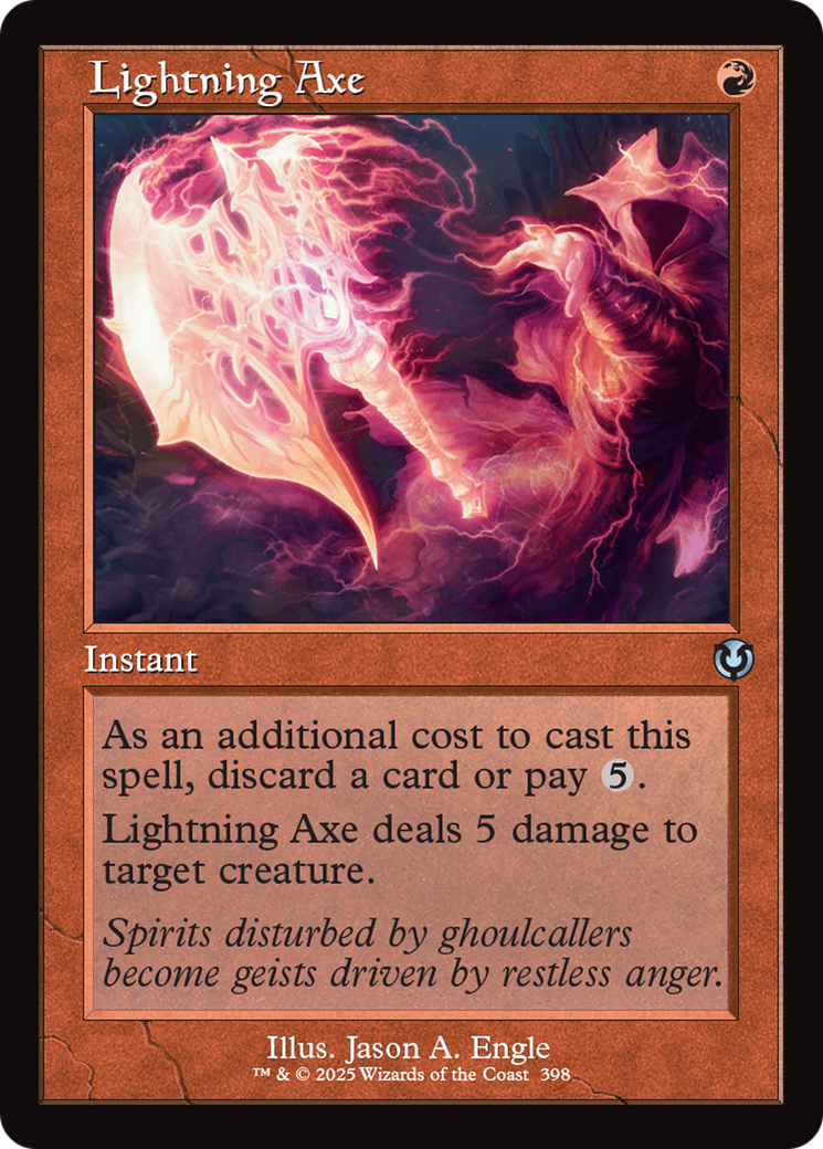 Lightning Axe (Retro Frame) [Innistrad Remastered] | Webway Games