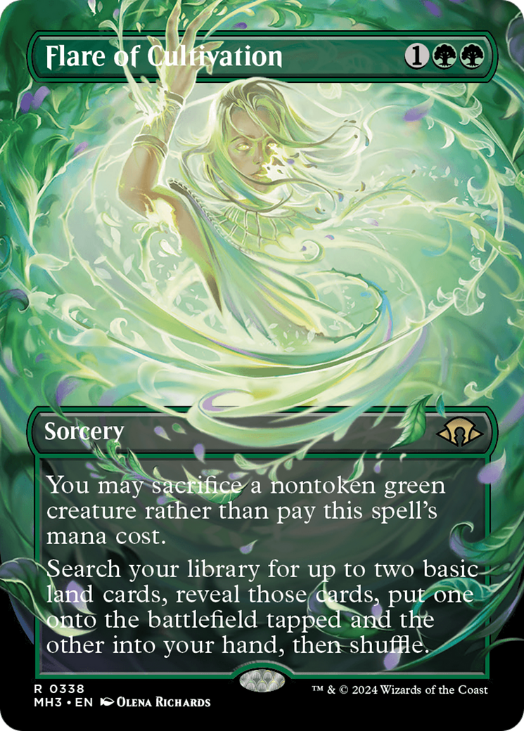Flare of Cultivation (Borderless) [Modern Horizons 3] | Webway Games