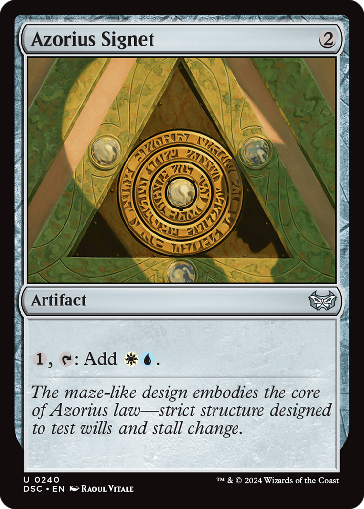 Azorius Signet [Duskmourn: House of Horror Commander] | Webway Games
