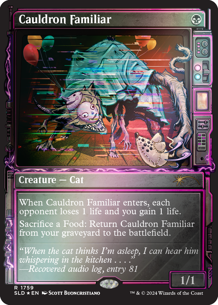 Cauldron Familiar (Rainbow Foil) [Secret Lair Drop Series] | Webway Games