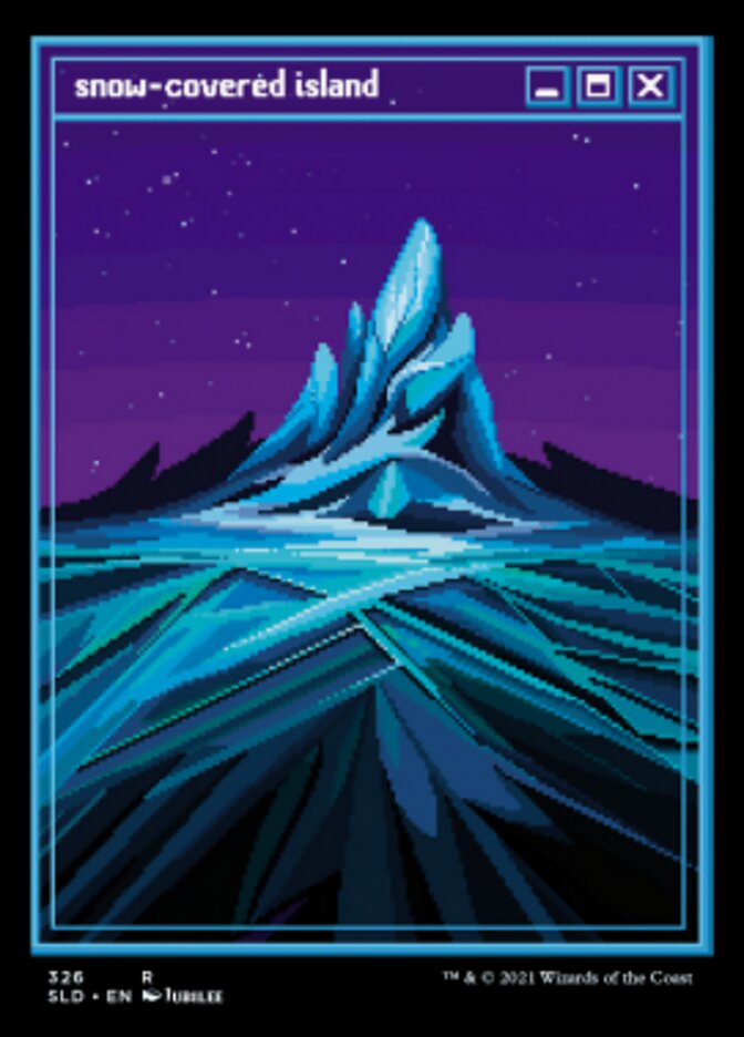 Snow-Covered Island (326) [Secret Lair Drop Series] | Webway Games