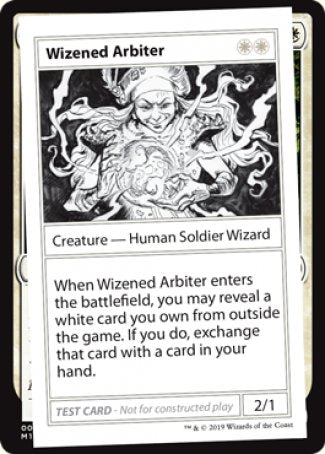 Wizened Arbiter (2021 Edition) [Mystery Booster Playtest Cards] | Webway Games