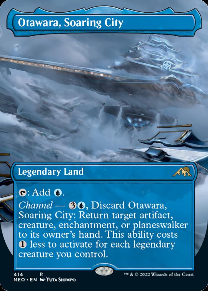 Otawara, Soaring City (Borderless Alternate Art) [Kamigawa: Neon Dynasty] | Webway Games