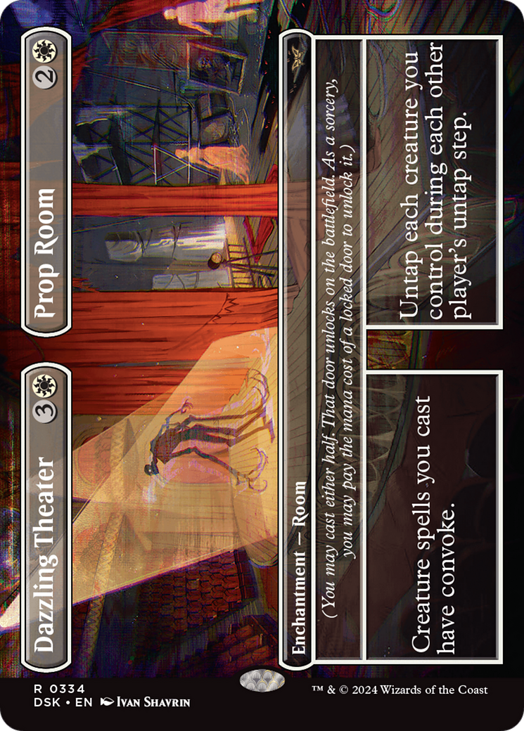 Dazzling Theater // Prop Room (Borderless) [Duskmourn: House of Horror] | Webway Games