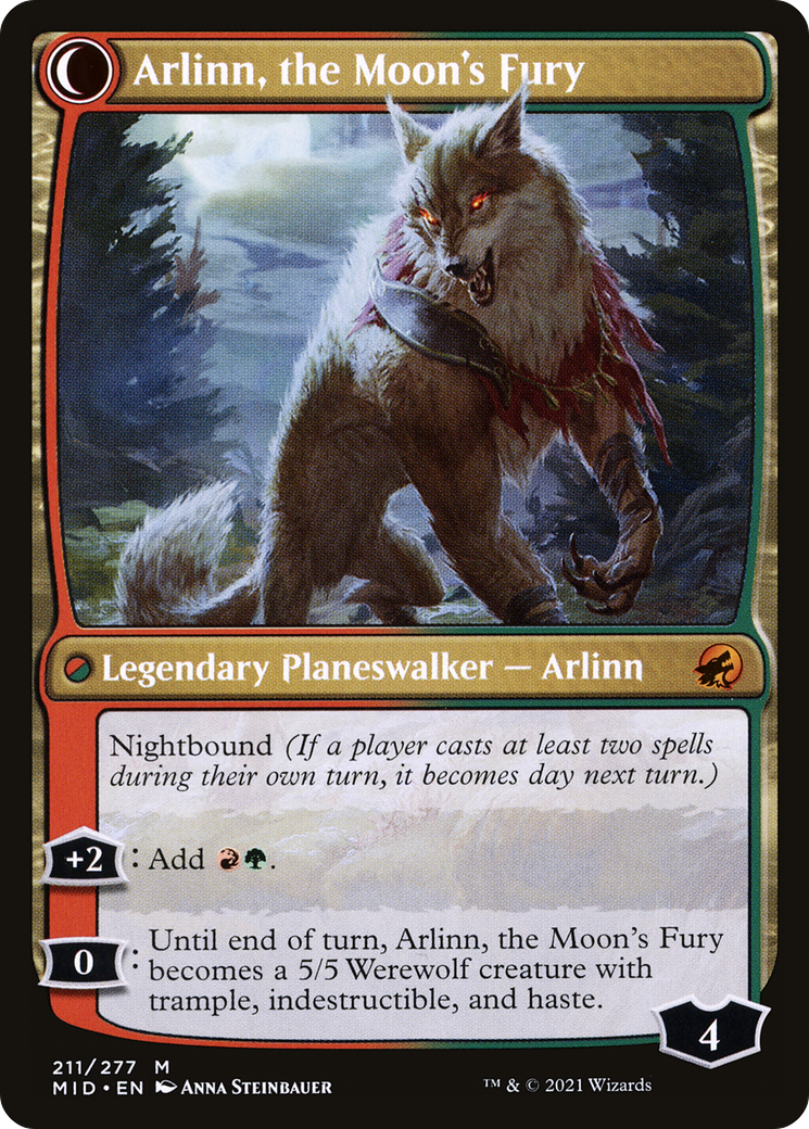 Arlinn, the Pack's Hope // Arlinn, the Moon's Fury [Secret Lair: From Cute to Brute] | Webway Games
