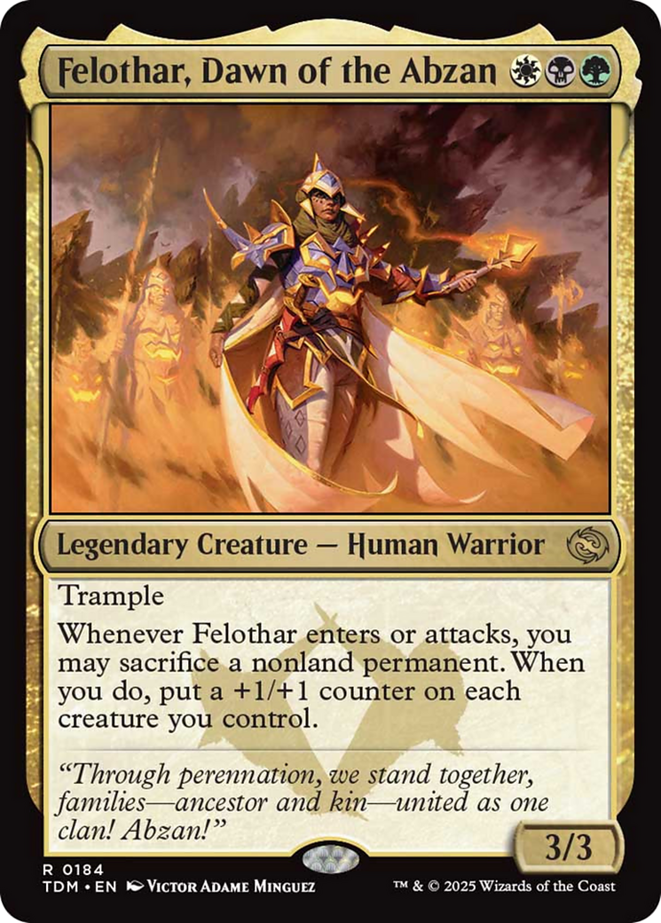 Felothar, Dawn of the Abzan [Tarkir: Dragonstorm] | Webway Games