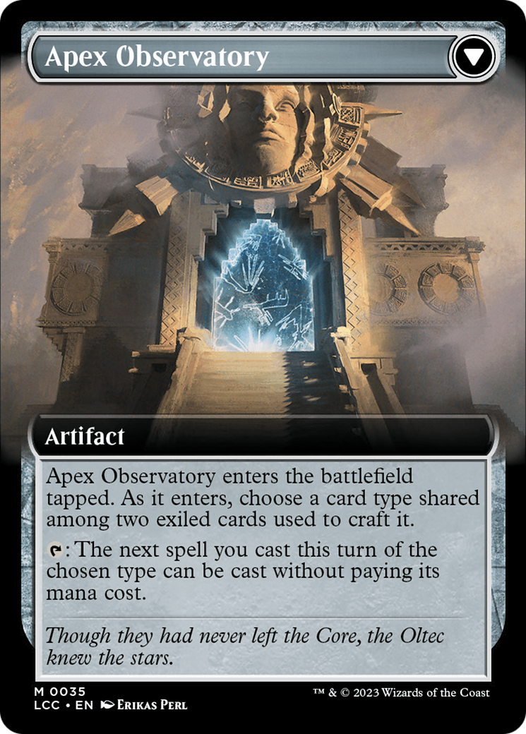 Eye of Ojer Taq // Apex Observatory (Extended Art) [The Lost Caverns of Ixalan Commander] | Webway Games