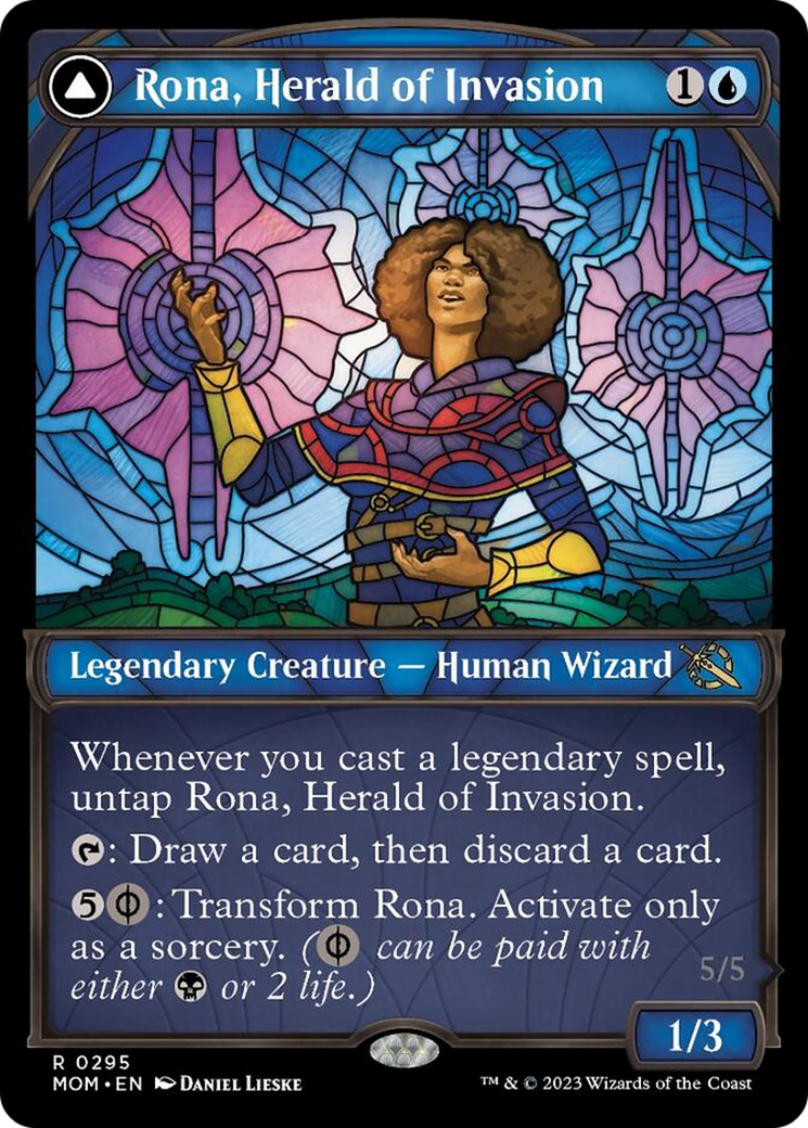 Rona, Herald of Invasion // Rona, Tolarian Obliterator (Showcase Planar Booster Fun) [March of the Machine] | Webway Games