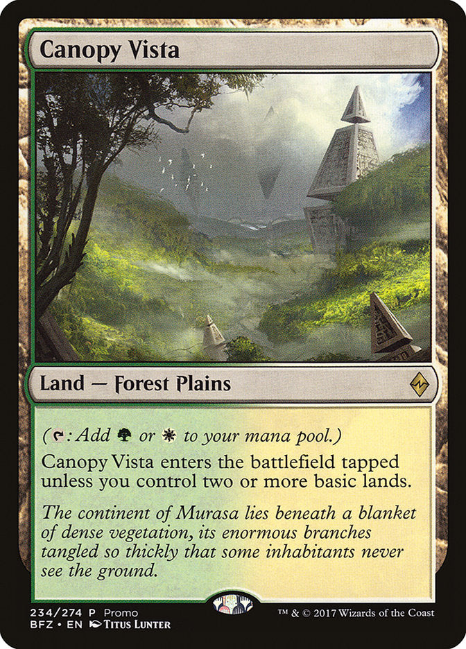 Canopy Vista (Promo) [Standard Showdown Promos] | Webway Games