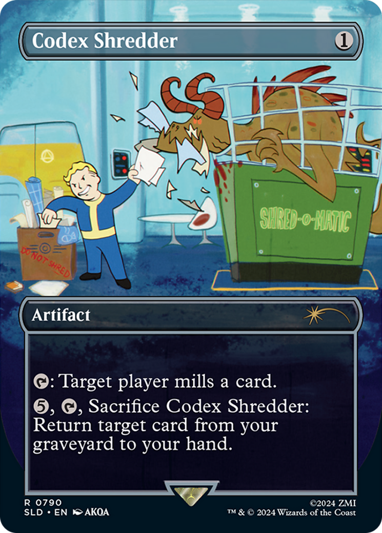 Codex Shredder (Rainbow Foil) [Secret Lair Drop Series] | Webway Games