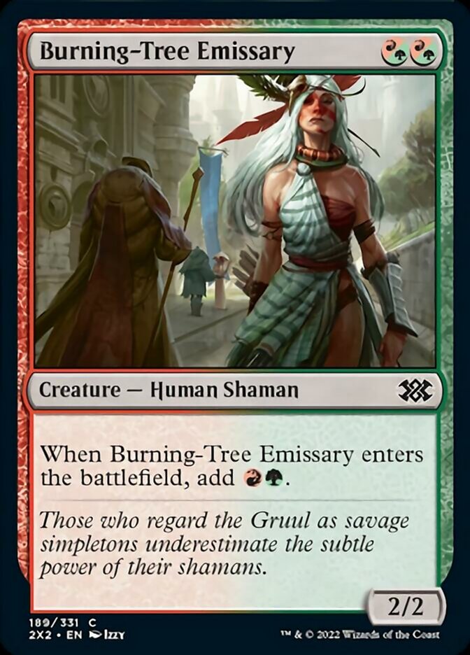 Burning-Tree Emissary [Double Masters 2022] | Webway Games