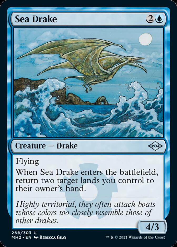 Sea Drake (Foil Etched) [Modern Horizons 2] | Webway Games