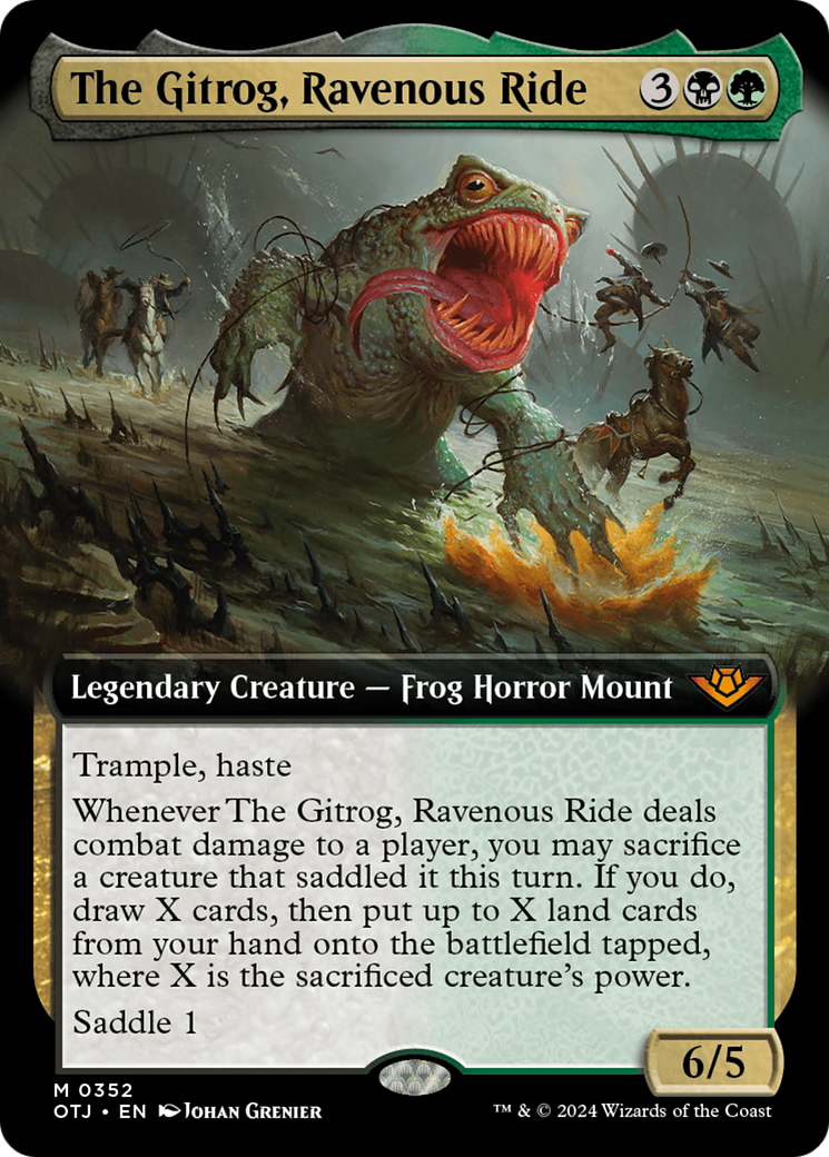 The Gitrog, Ravenous Ride (Extended Art) [Outlaws of Thunder Junction] | Webway Games
