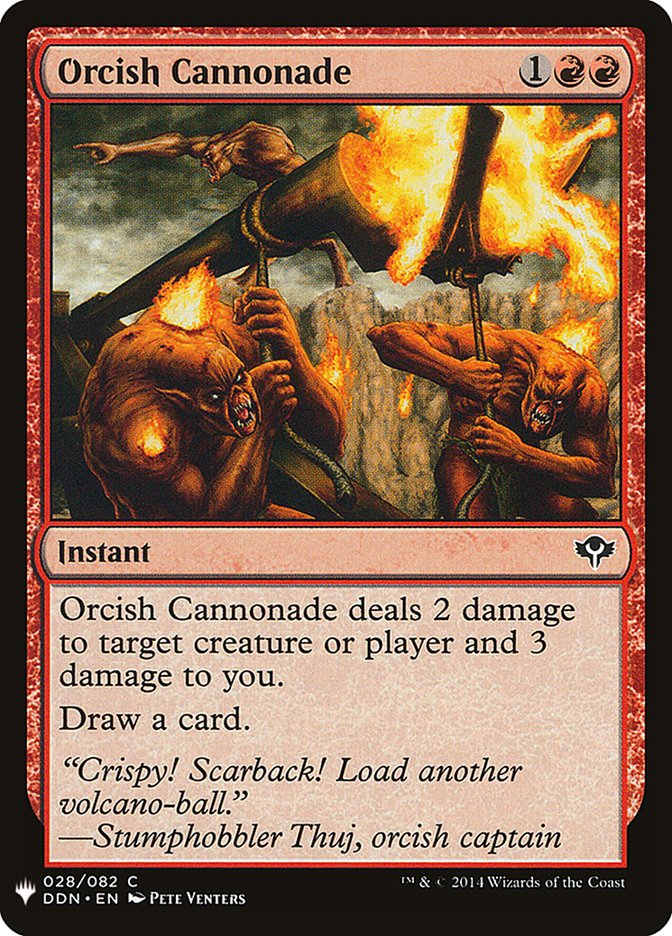 Orcish Cannonade [Mystery Booster] | Webway Games