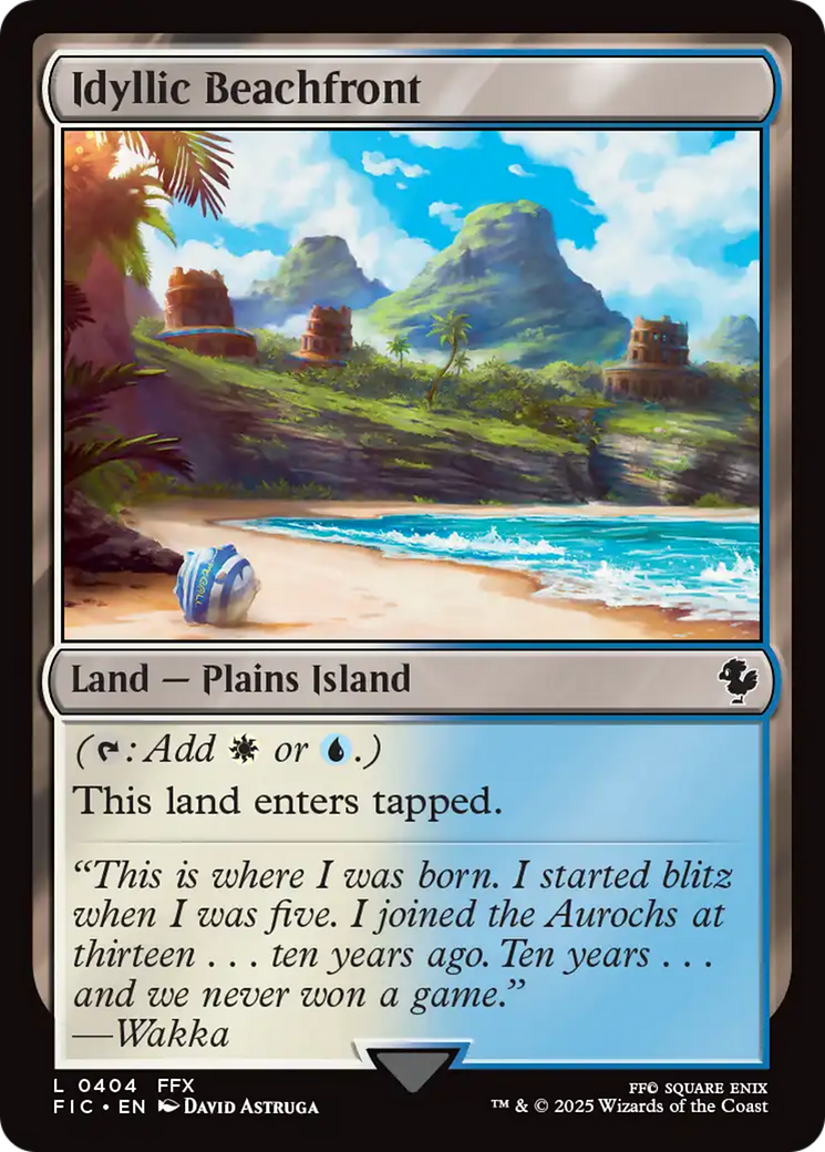 Idyllic Beachfront [FINAL FANTASY Commander] | Webway Games