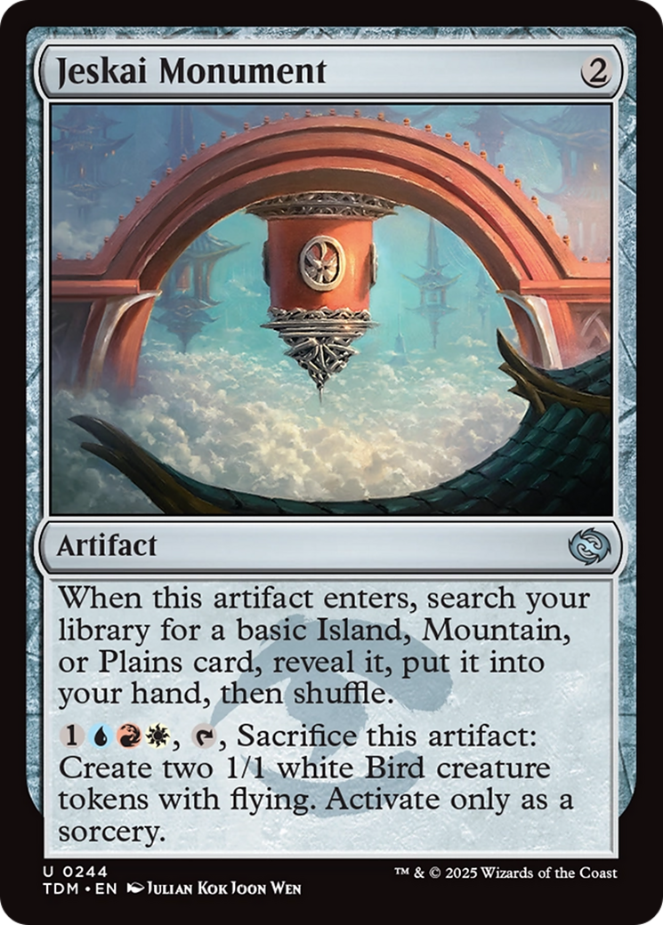 Jeskai Monument [Tarkir: Dragonstorm] | Webway Games