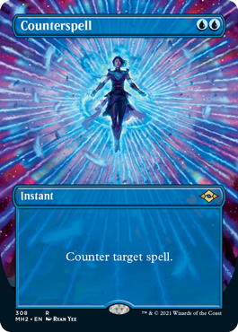 Counterspell (Borderless Alternate Art) [Modern Horizons 2] | Webway Games