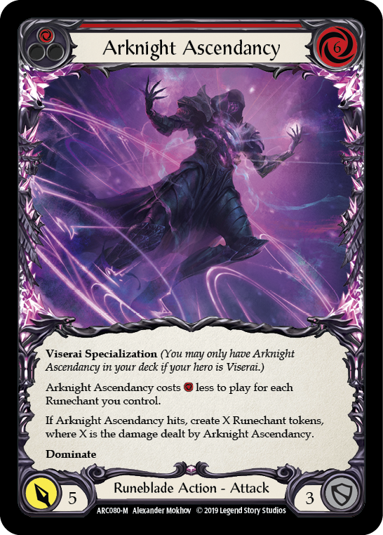 Arknight Ascendancy [ARC080-M] (Arcane Rising)  1st Edition Normal | Webway Games