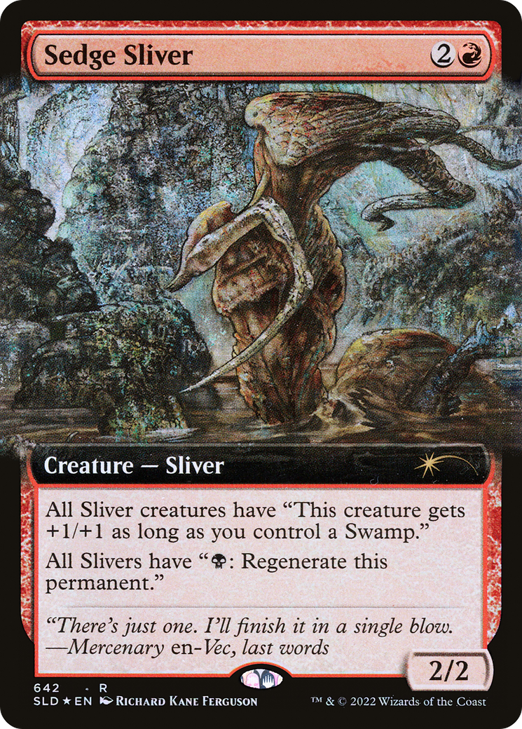 Sedge Sliver (Extended Art) [Secret Lair Drop Promos] | Webway Games