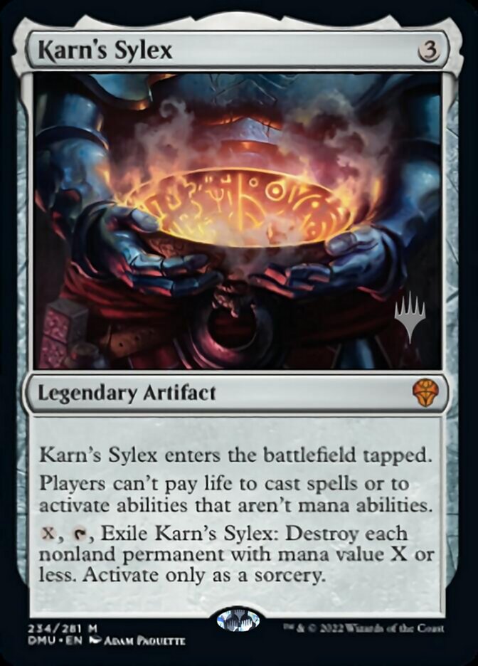 Karn's Sylex (Promo Pack) [Dominaria United Promos] | Webway Games