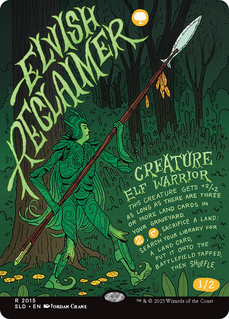 Elvish Reclaimer (Rainbow Foil) [Secret Lair Drop Series] | Webway Games