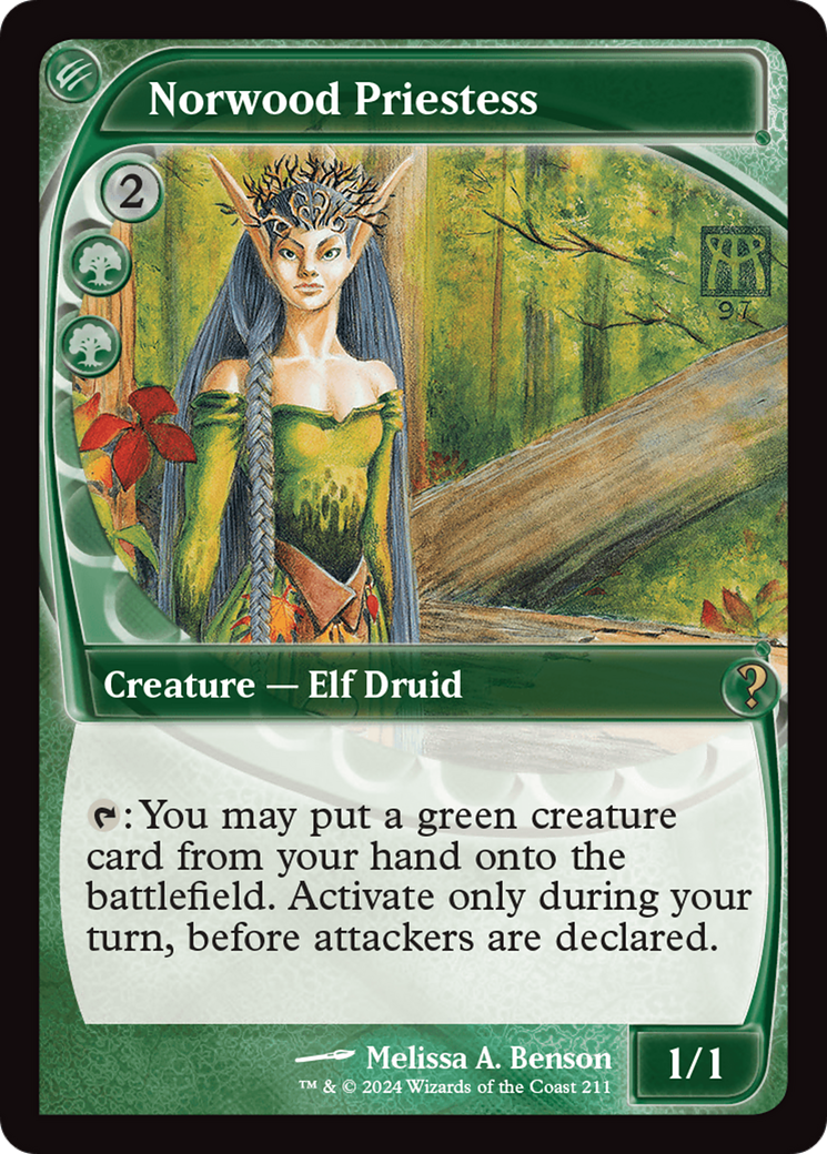 Norwood Priestess (Future Sight) [Mystery Booster 2] | Webway Games