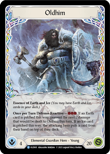 Oldhim [OLD001] (Tales of Aria Oldhim Blitz Deck)  1st Edition Rainbow Foil | Webway Games