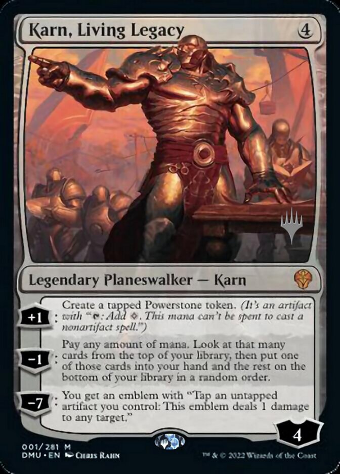 Karn, Living Legacy (Promo Pack) [Dominaria United Promos] | Webway Games
