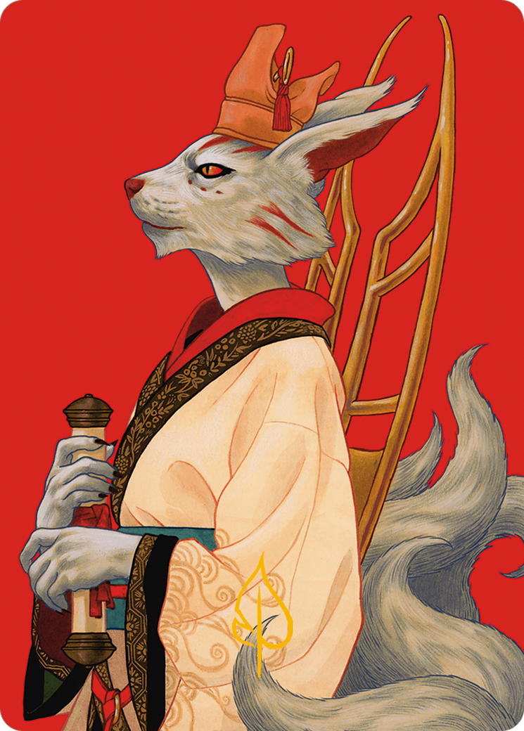 Pearl-Ear, Imperial Advisor Art Card (Gold-Stamped Signature) [Modern Horizons 3 Art Series] | Webway Games
