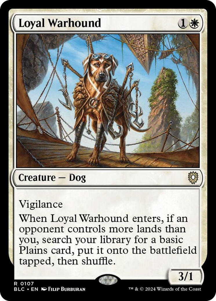 Loyal Warhound [Bloomburrow Commander] | Webway Games