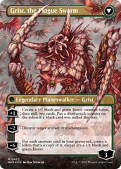 Grist, Voracious Larva // Grist, the Plague Swarm (Borderless) (Textured Foil) [Modern Horizons 3] | Webway Games
