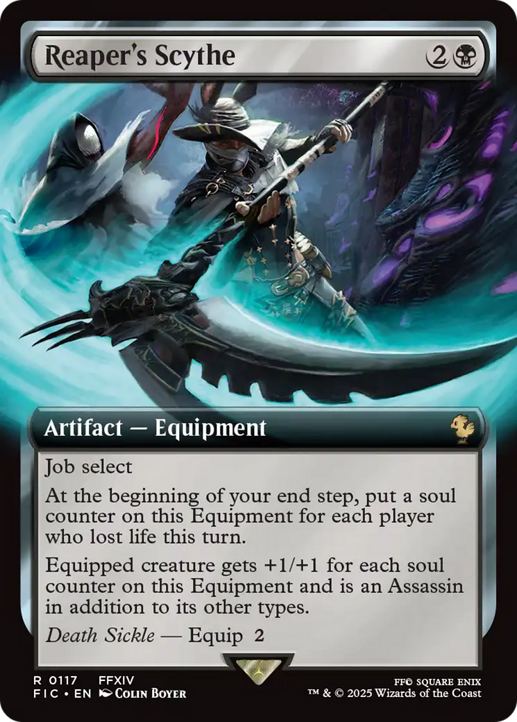 Reaper's Scythe (Extended Art) [FINAL FANTASY Commander] | Webway Games