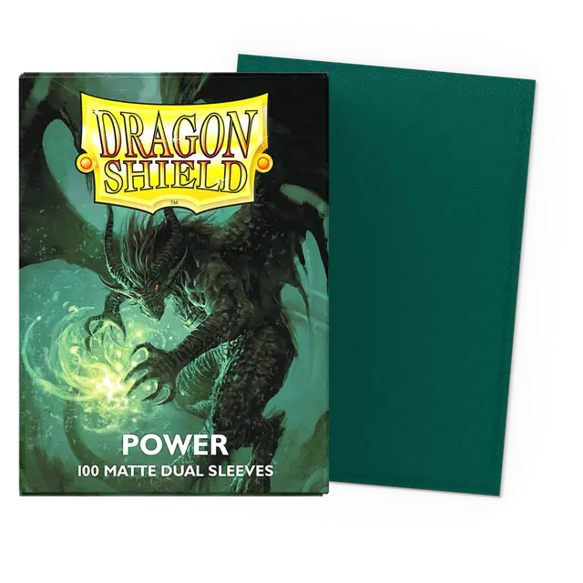 Power - Matte Dual Sleeves - Standard Size | Webway Games