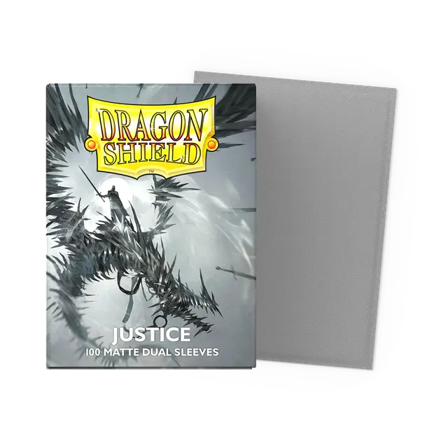 Justice - Matte Dual Sleeves - Standard Size | Webway Games