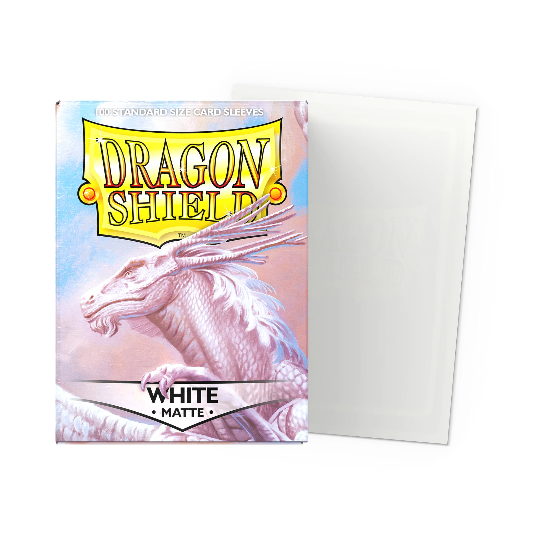 Dragon Shield 100 Matte Sleeves - White | Webway Games