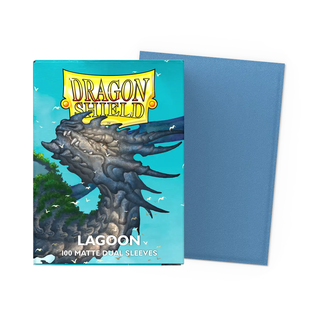 Dragon Shield Lagoon 100 Matte Dual Sleeves - Lagoon | Webway Games