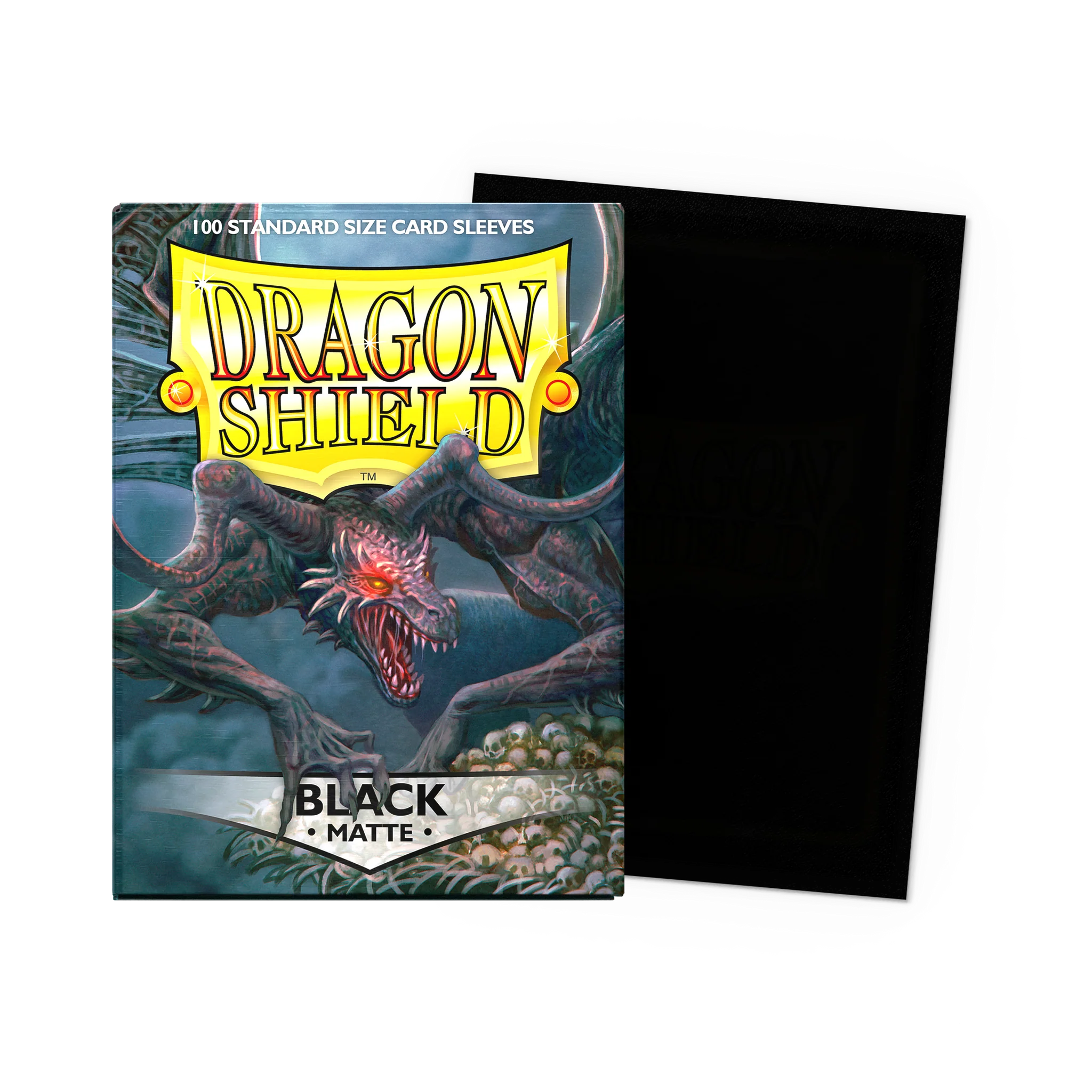 Dragon Shield 100 Matte Sleeves - Black | Webway Games